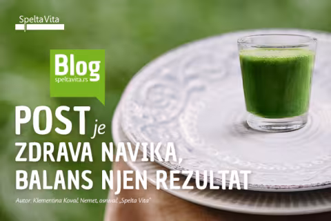 Post je zdrava navika, balans njen rezultat